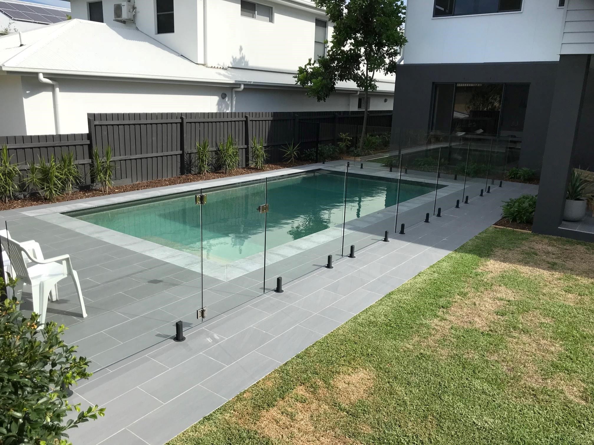 Frameless Glass Pool Fencing Absolute Fencing Gold Coast