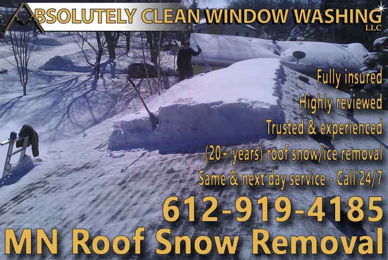MN Roof Snow Removal Insured (20+Yrs Experience)