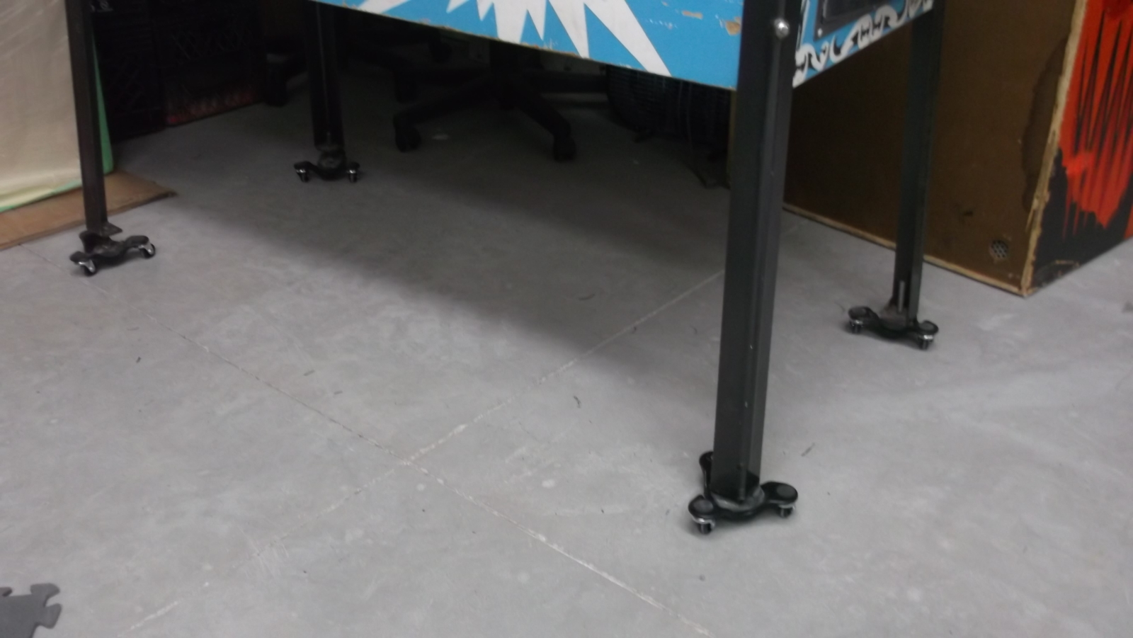 TriDolly Pinball Movers Set Wheeled EZ Glide Shop Absolute Pinball & Amusements