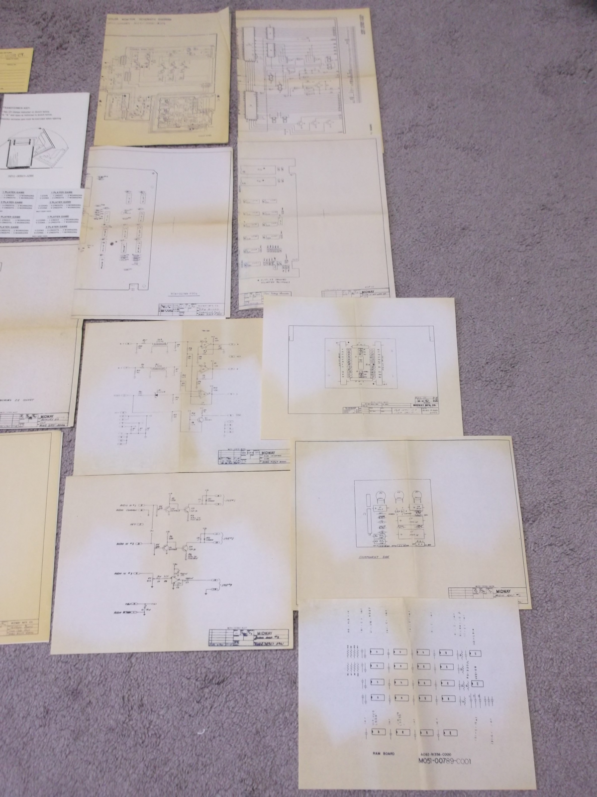 Wizard Of Wor Manual Schematic Set 1981 Bally Midway Shop Absolute
