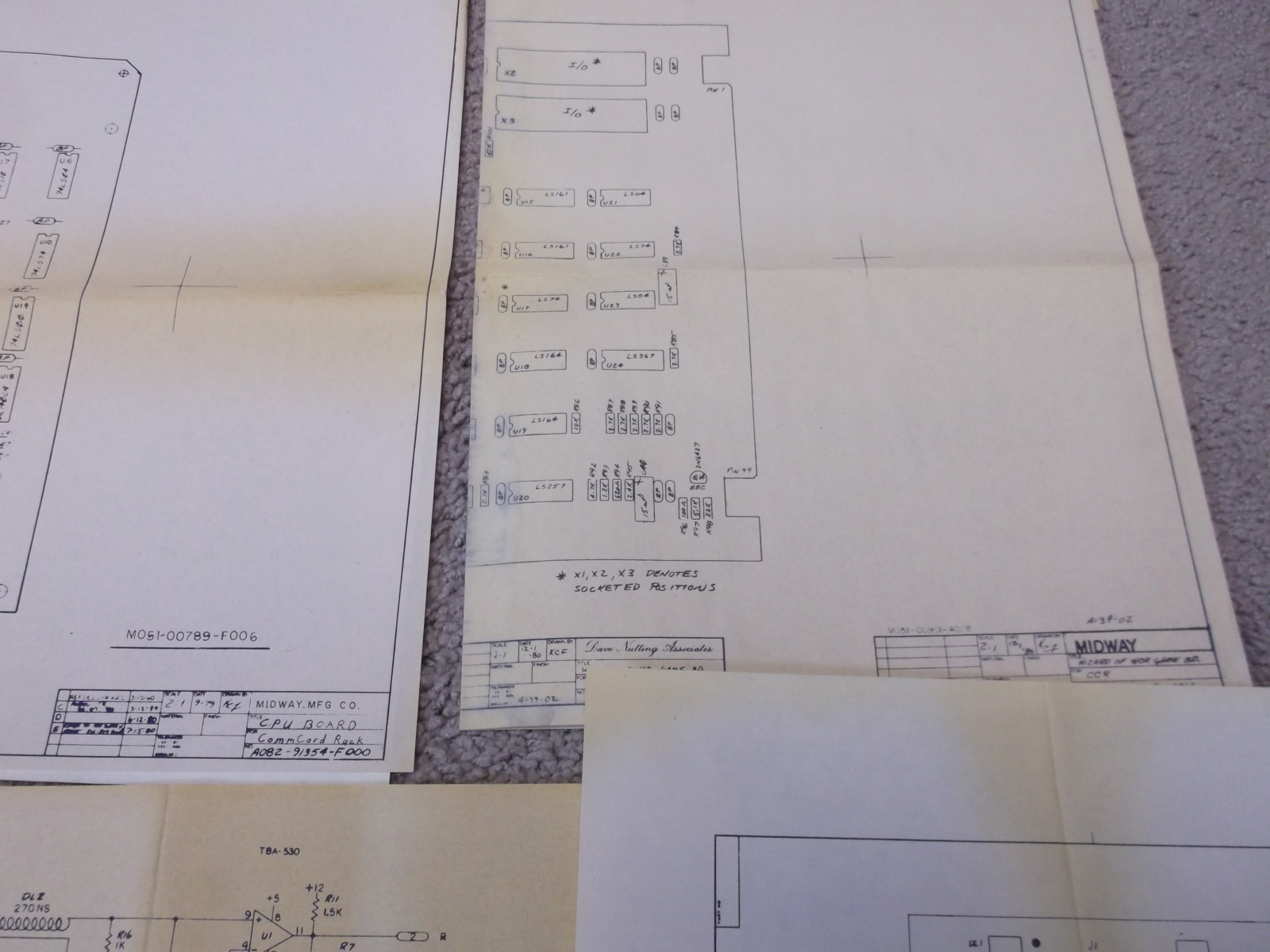 Wizard Of Wor Manual Schematic Set 1981 Bally Midway Shop Absolute