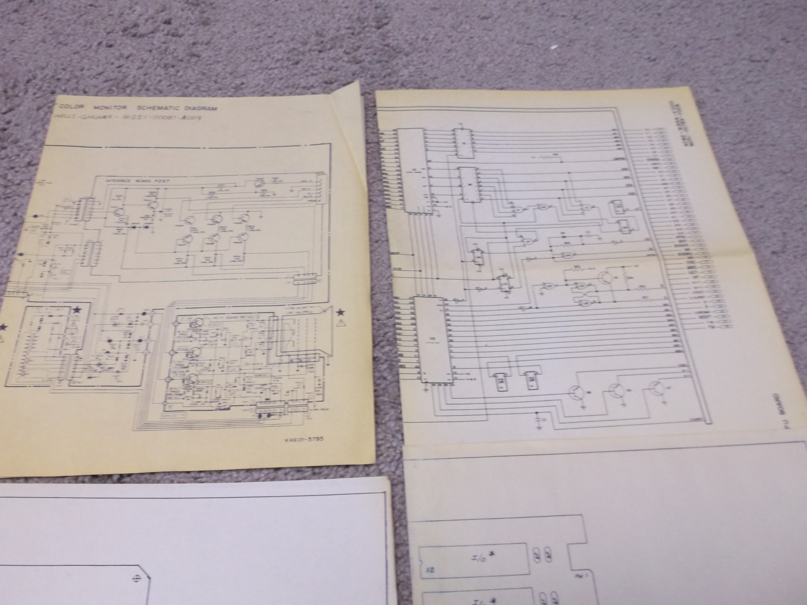 Wizard Of Wor Manual Schematic Set 1981 Bally Midway Shop Absolute