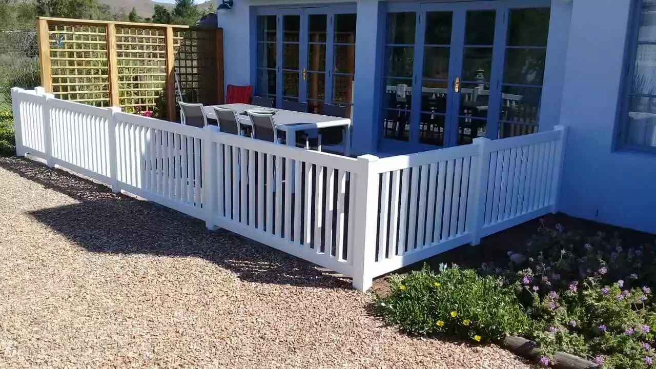 PVC Balustrade Fencing Absolut Fencing