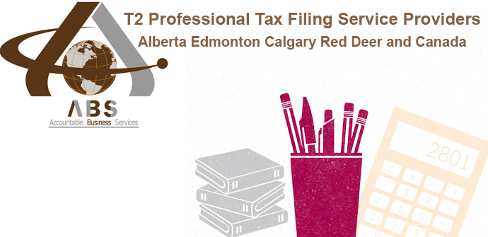 T2 Professional Tax E Filing Service Providers ABS in Alberta Edmonton