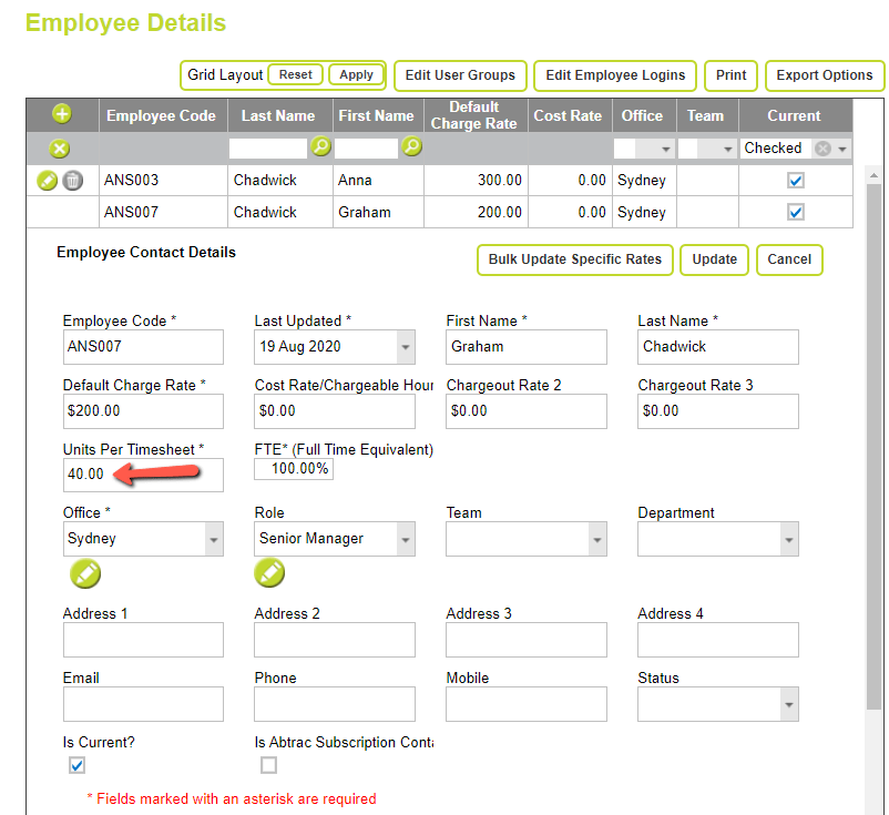 Timesheet Entry Setting up How your Timesheets Look and Work Abtrac Support