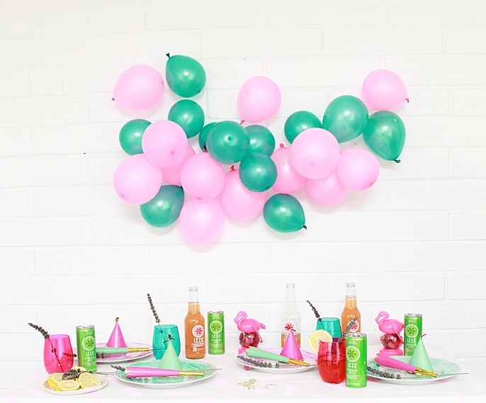 A Color Pop Party & How to Make a Lavender Lemon Fizz Mocktail - A ...