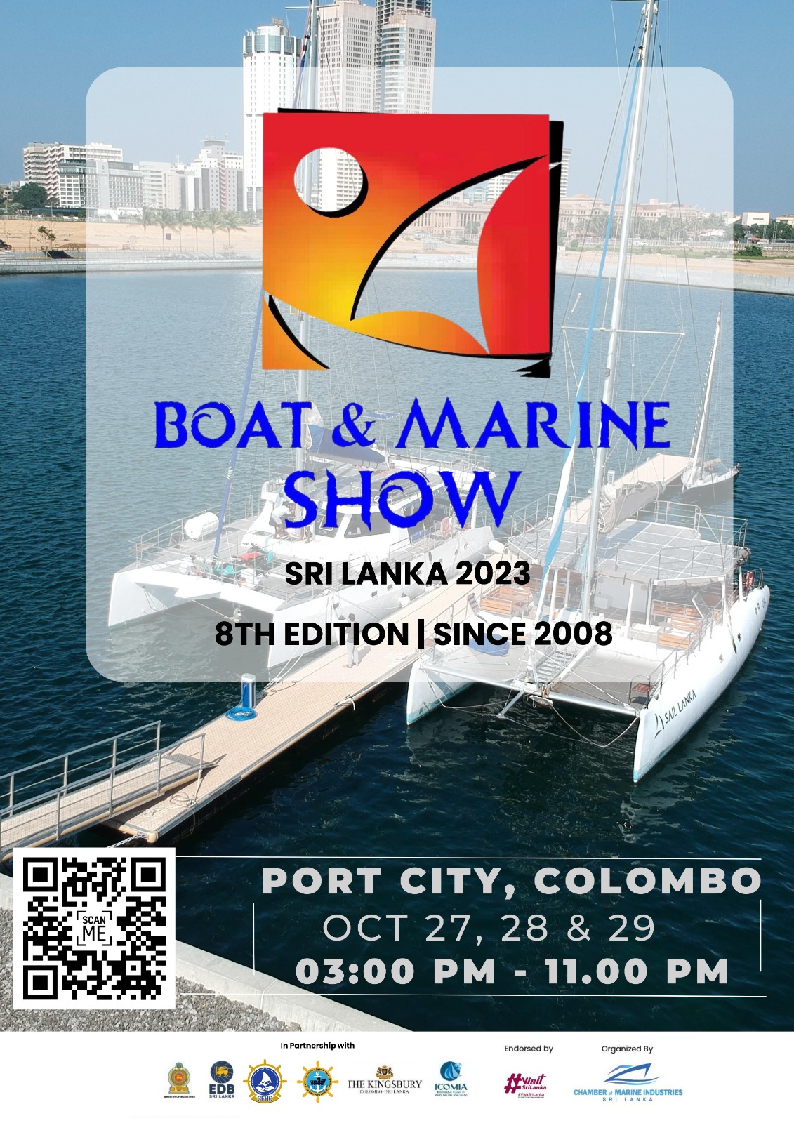 BOAT & MARINE SHOW SRI LANKA, 27TH 29TH OCTOBER 2023 AT PORT CITY
