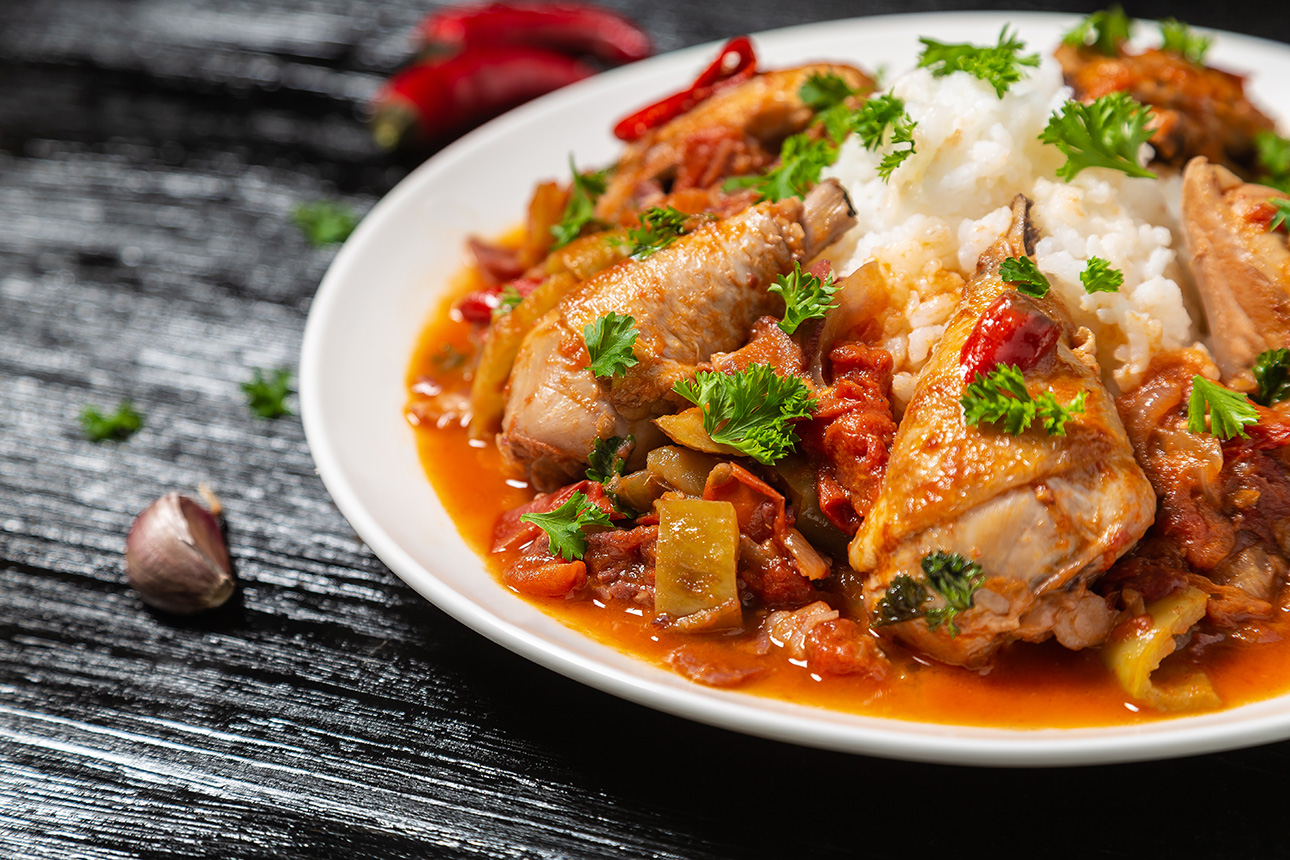 POLLO AL CHILINDRÓN Abuela Beni Pollos como los de antes
