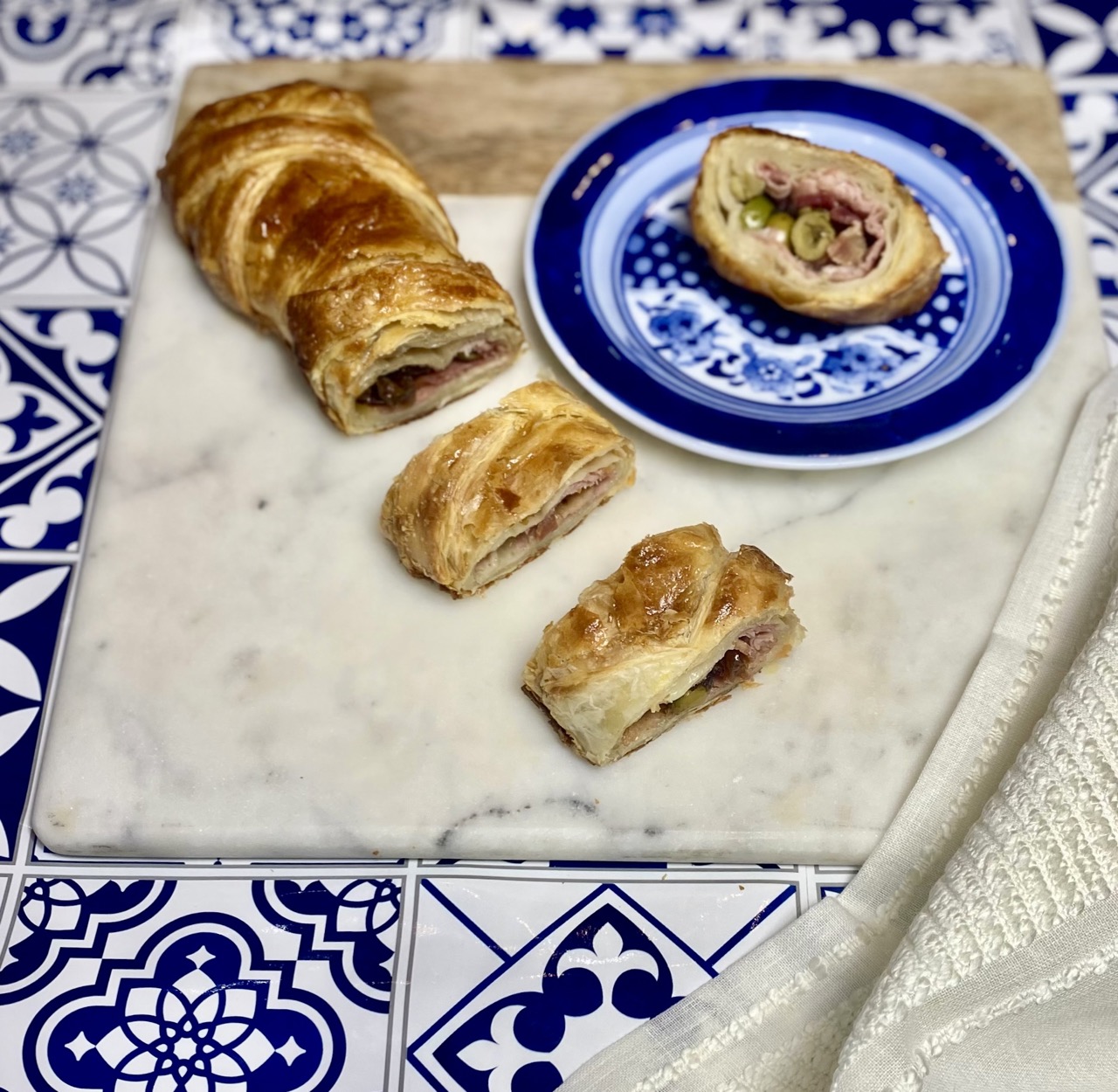 Pan con Jamon de Hojaldre (Venezuelan Ham Bread) Abuela's Cuban Counter