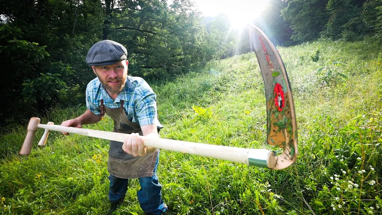 How To Use A Scythe Abundant Permaculture