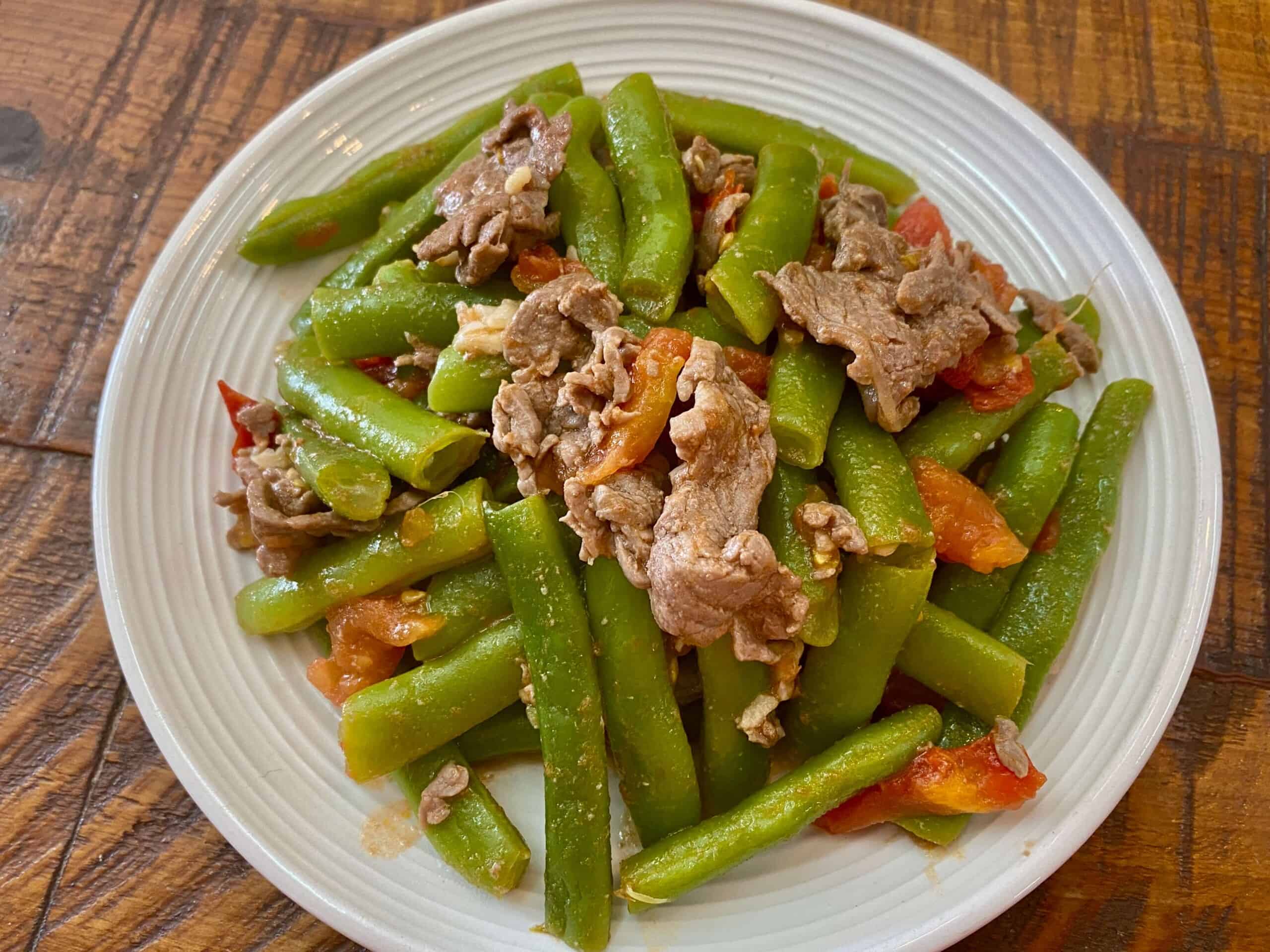 Vietnamese Stirfry Beef, Green Beans and Tomatoes Recipe (Đỗ Xào Thịt