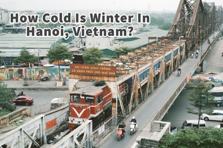 How Cold Is Winter In Hanoi, Vietnam? A Bus On a Dusty Road