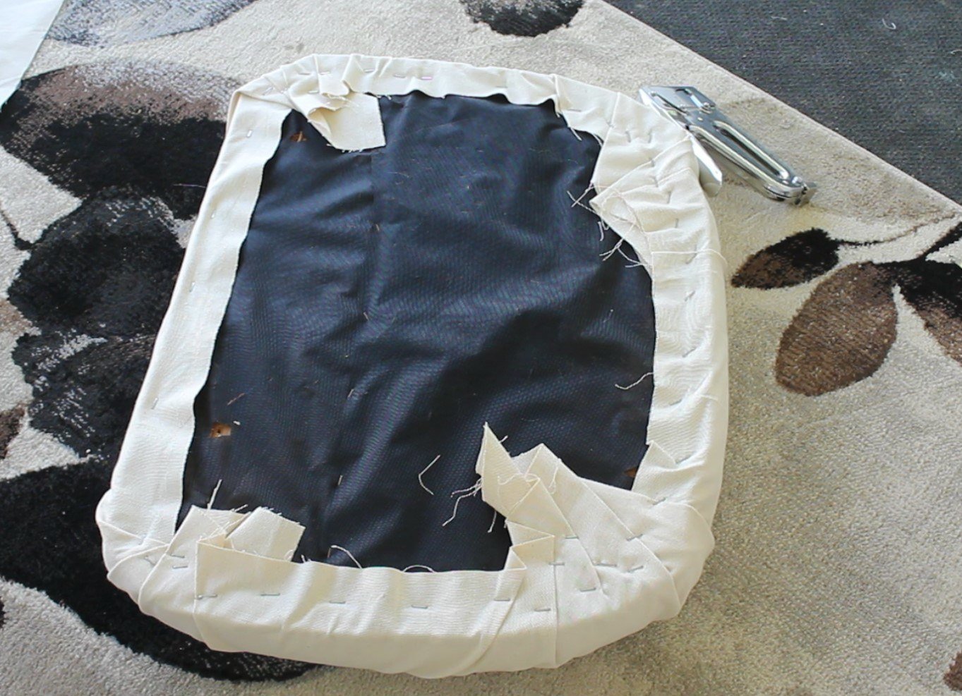 How to Reupholster Outdoor Chairs (The Easy Way!) A Butterfly House