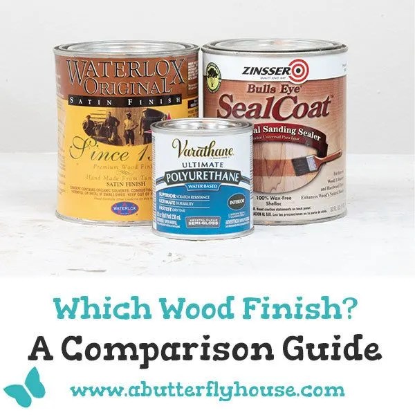 Which Finish? Polyurethane, Varnish, Shellac, or Lacquer? A Butterfly