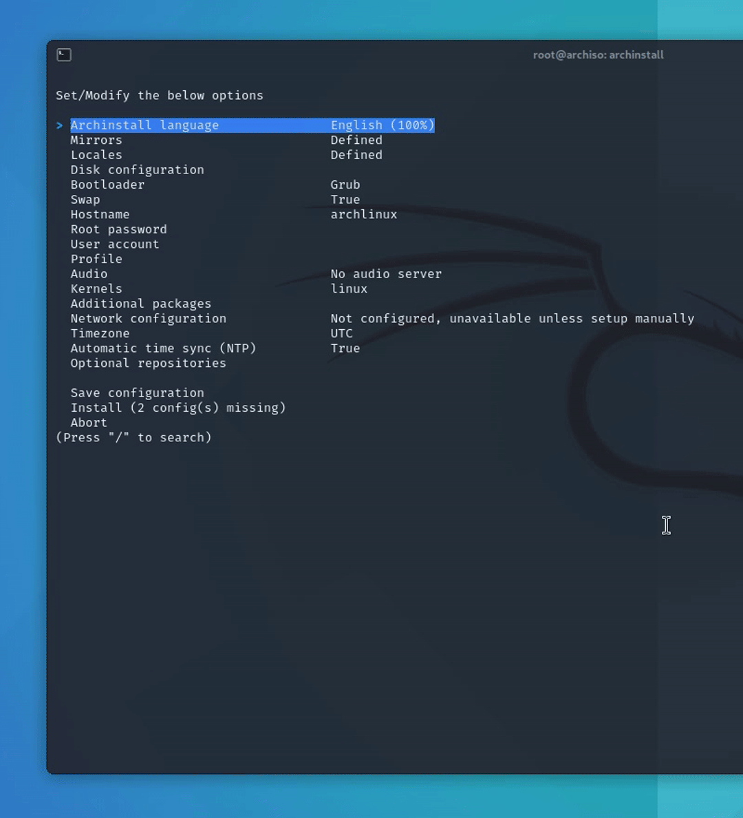 Instalasi Archlinux KDE via archinstall Wildan's Workspace