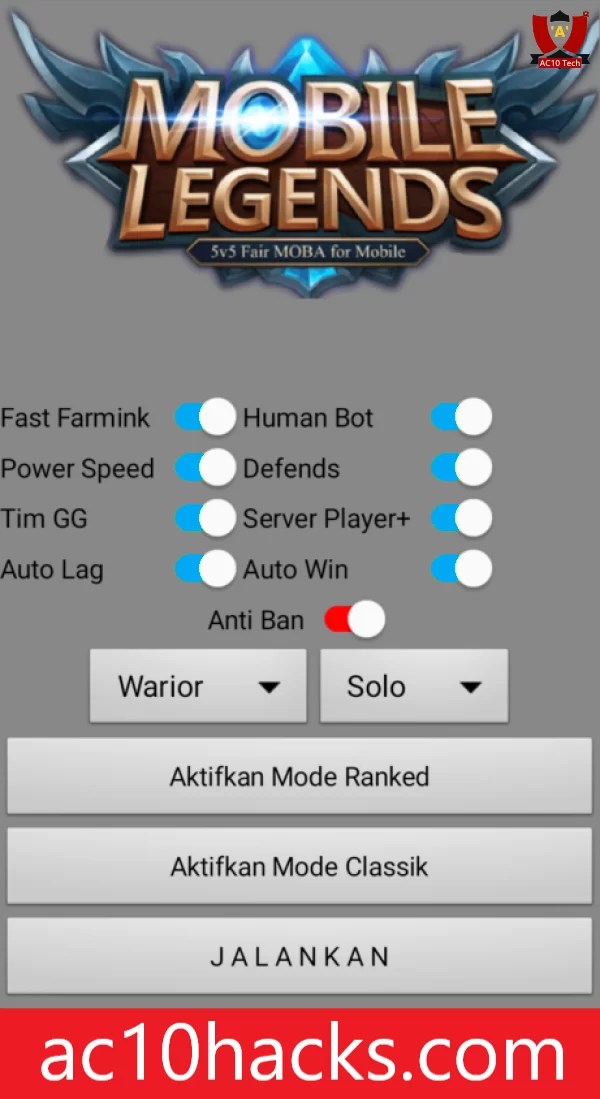Rank Booster S33 ML APK 2024 No Banned Brutal VIP Download