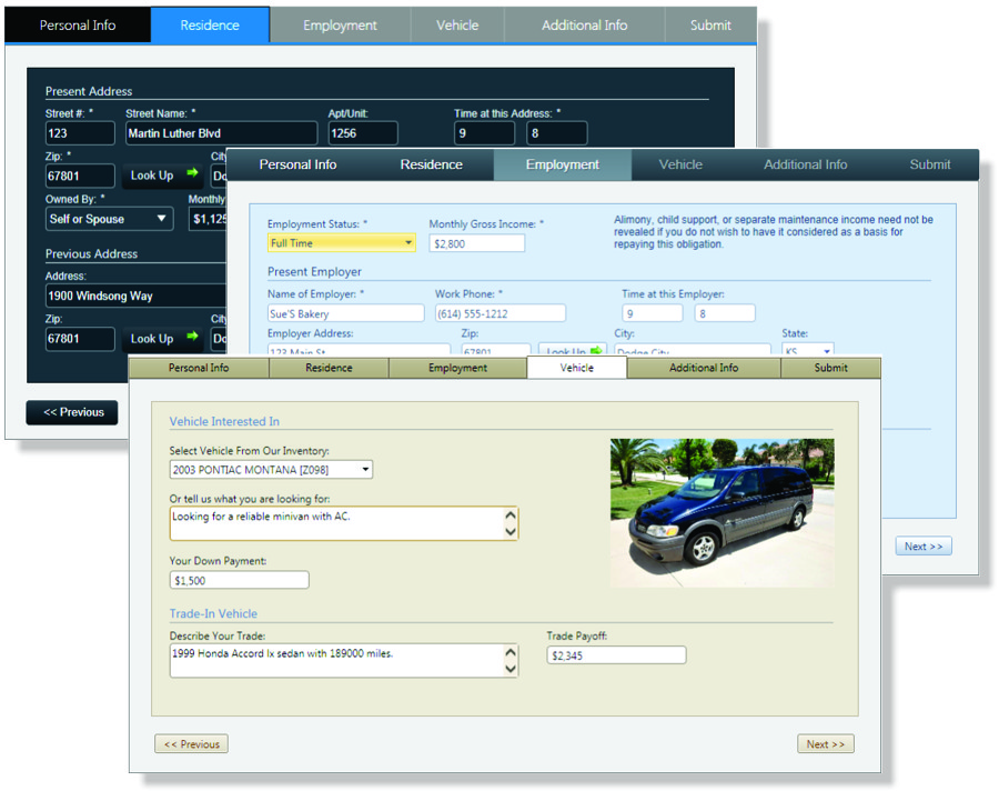 Autoclick DWI Credit App