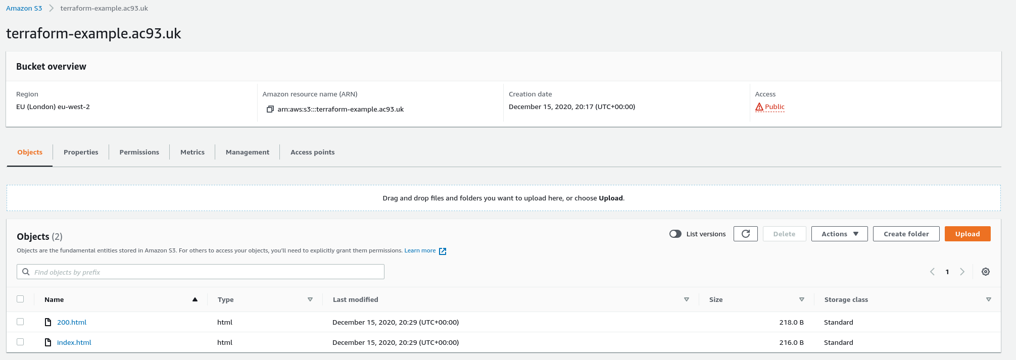 Using Terraform to provision & configure infrastructure AWS S3