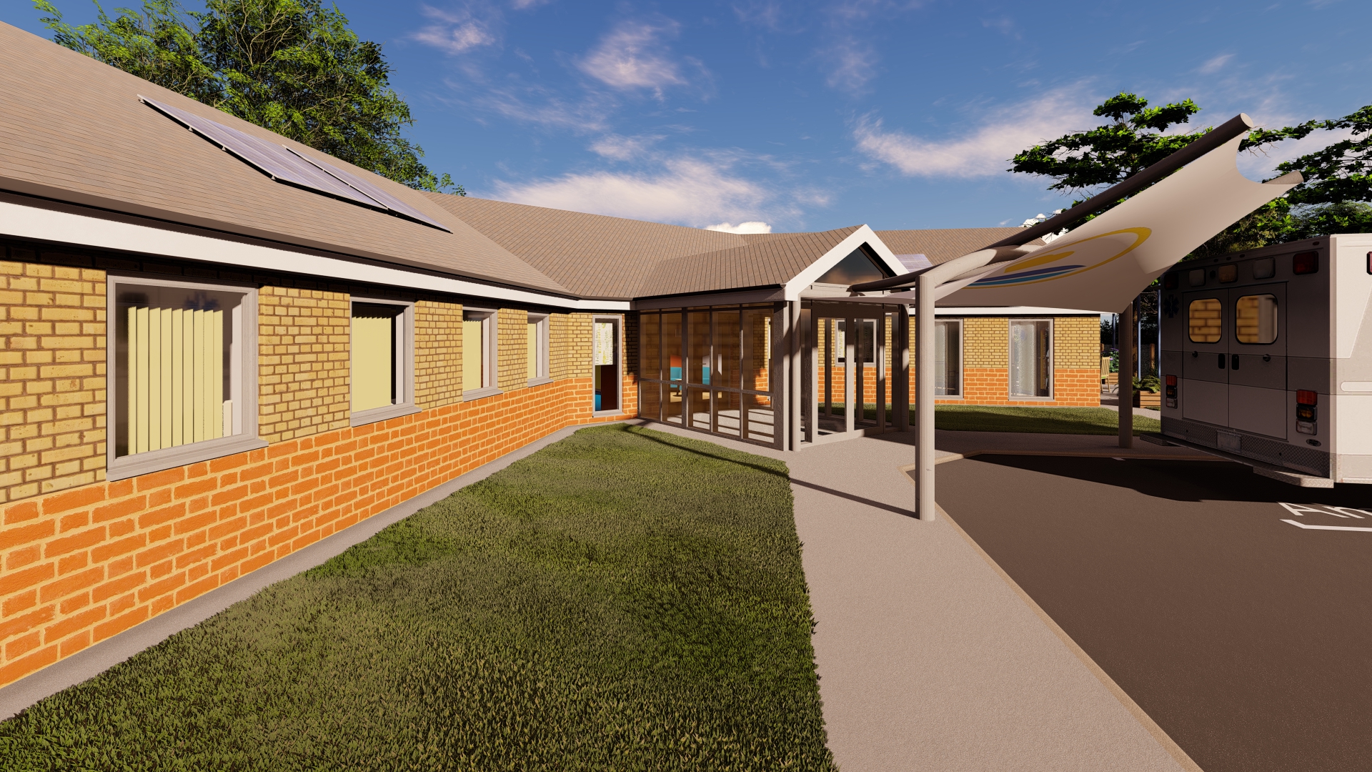 St Barnabas Hospice Wellbeing Centre, Boston Alessandro Caruso Architects