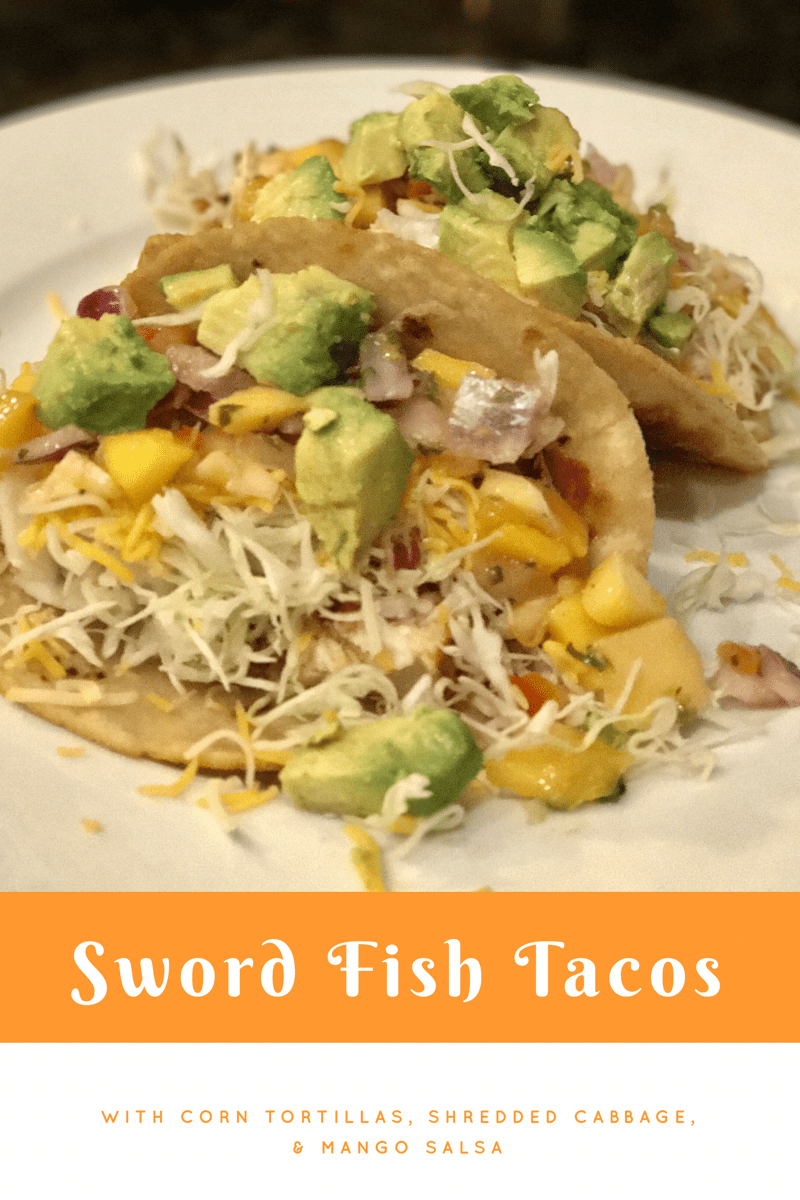 Sword Fish Tacos Acacia Uncorked