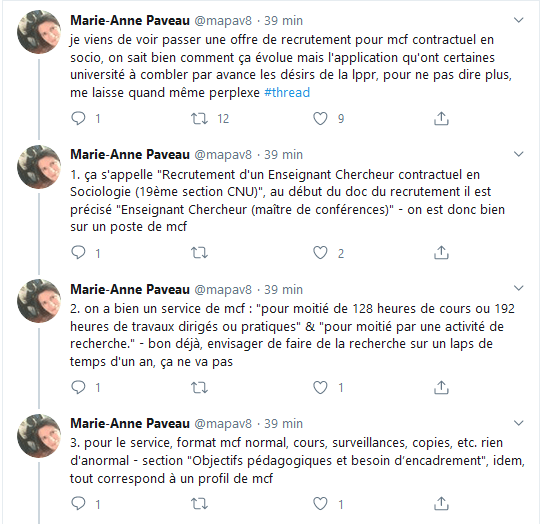 Toute honte bue (XII). MarieAnne se demande qui rédige certaines