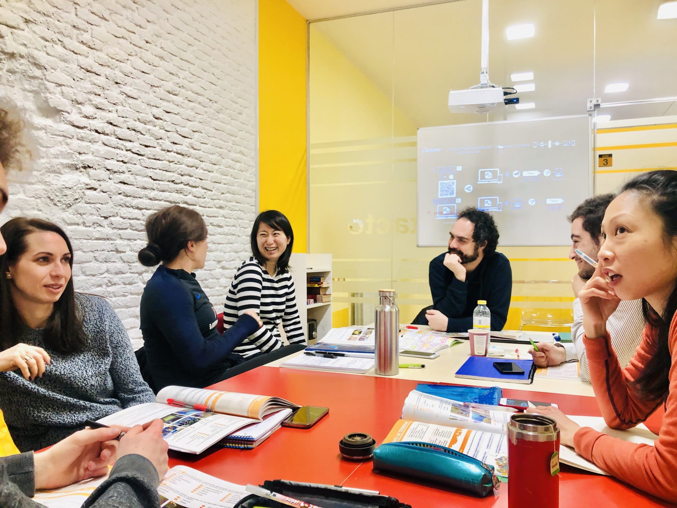 DELE exam with us Academia Contacto