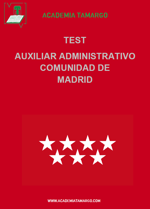 TEST AUXILIAR ADVO. COMUNIDAD DE MADRID DESCARGABLE Academia Tamargo