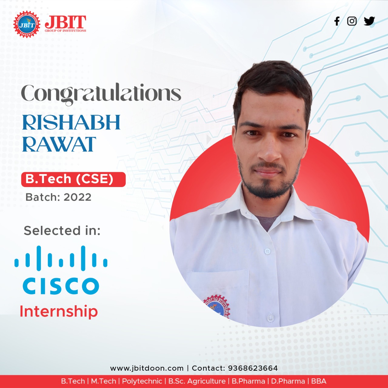 JBIT Dehradun No 1 Destination For Pool Campus Placement Drive in