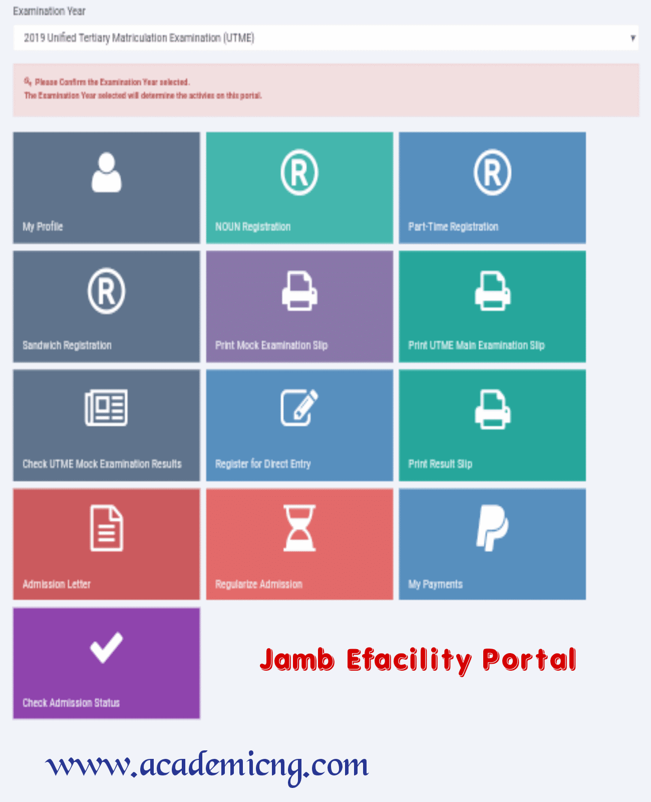JAMB Portal Login with Registration Number for 2024 Academicful