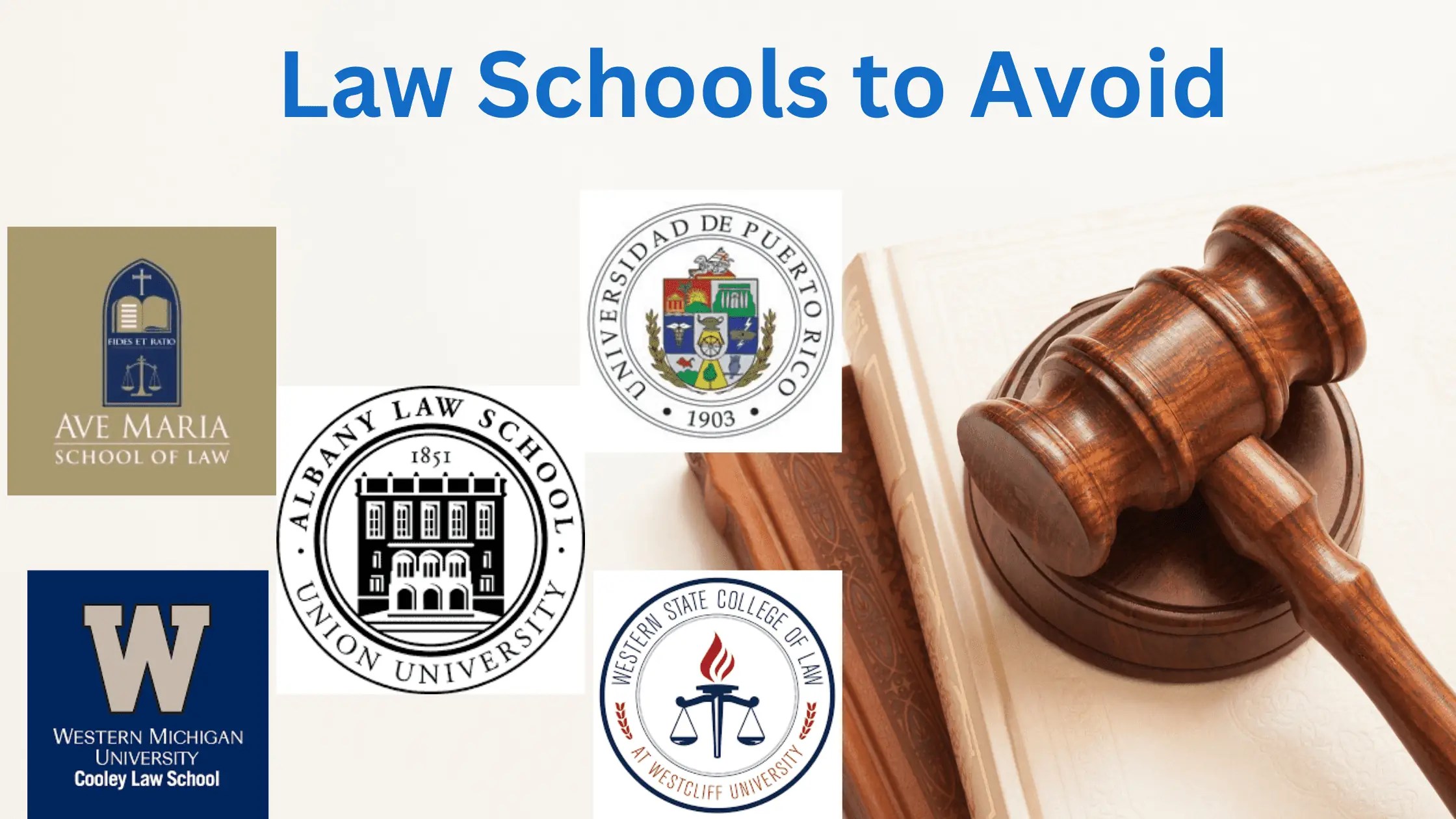 5 Worst Law Schools in the US To Avoid in 2023