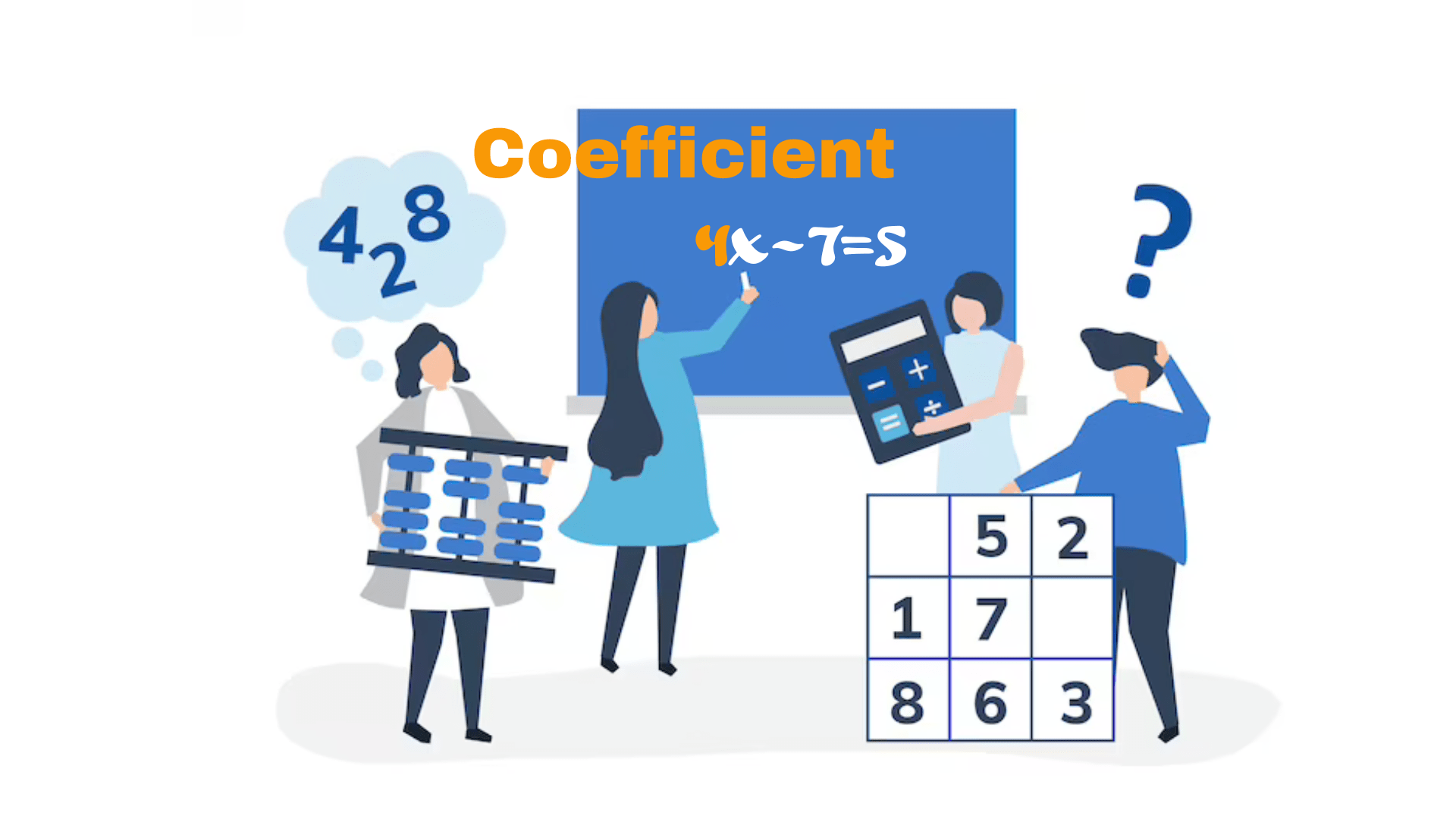 Coefficient in Math Definition, Types and Examples