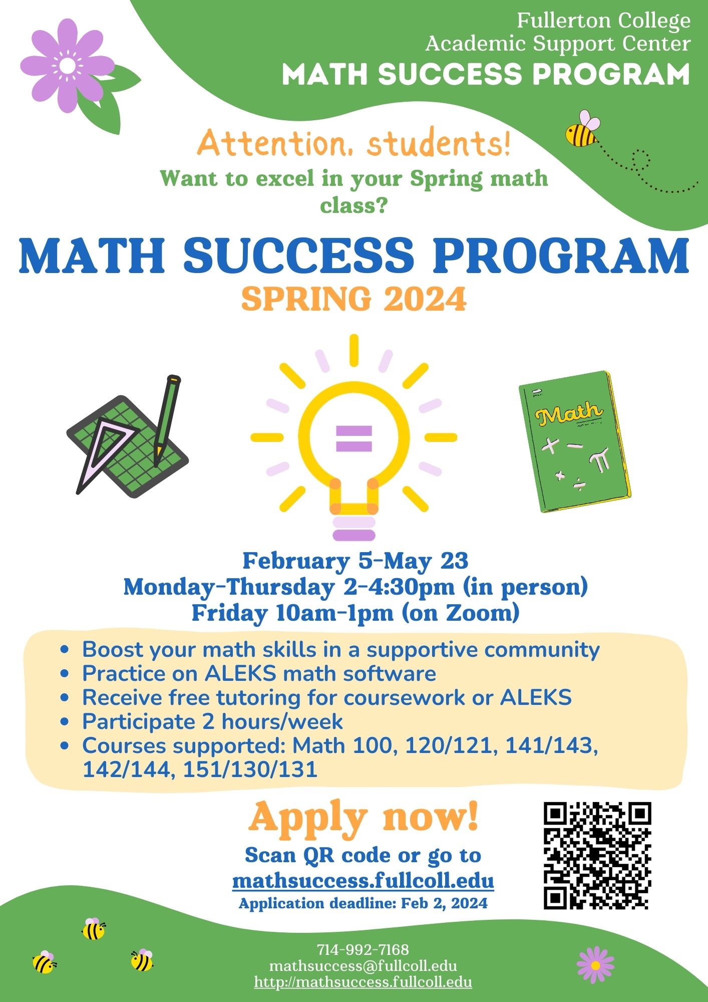 Fullerton College Spring 2024 Start Date Carlye Merrile