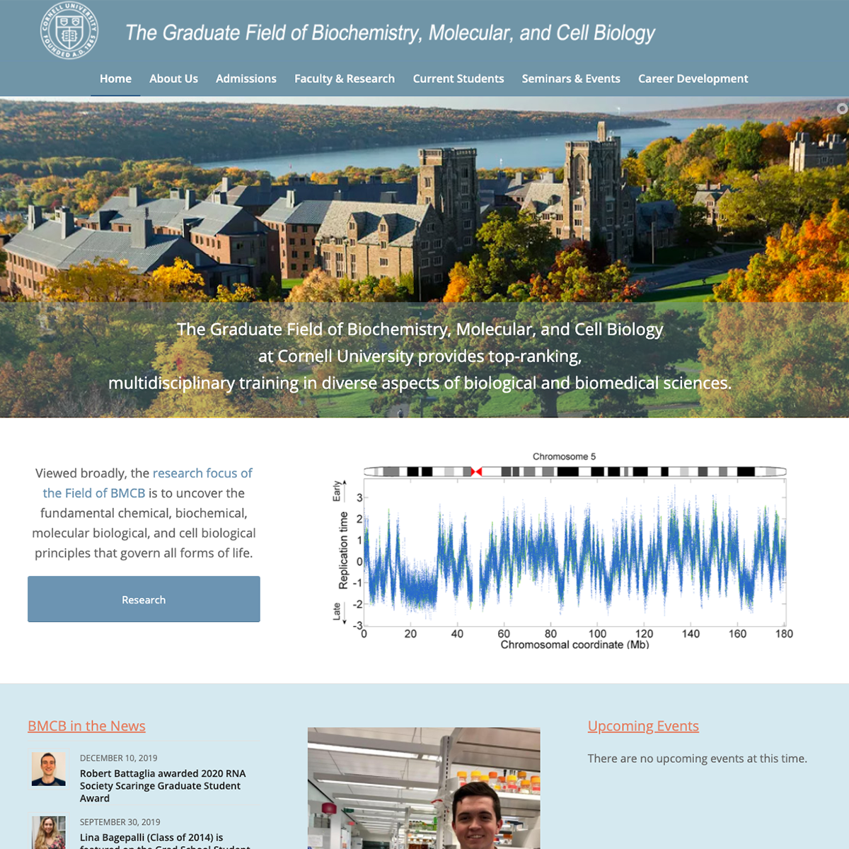 Graduate Field of Biochemistry, Molecular & Cell Biology has New site!