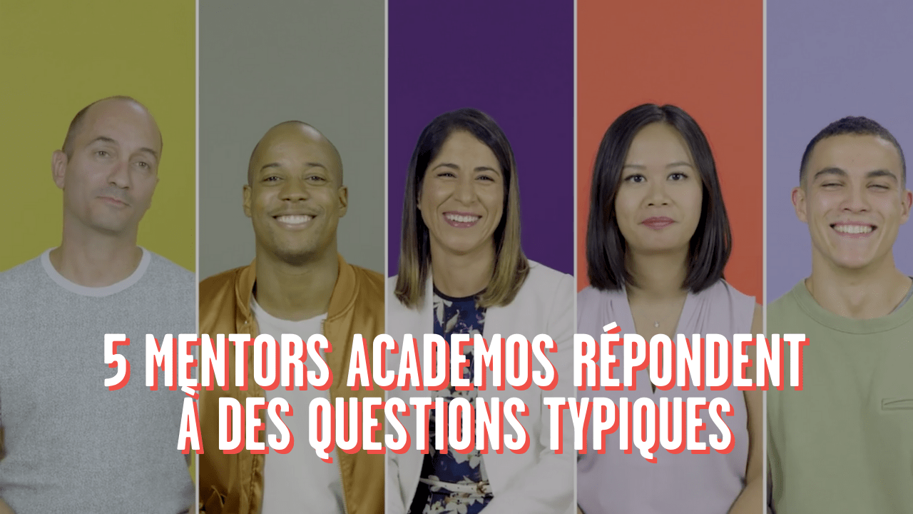 Comment répondre aux questions des mentorés Academos
