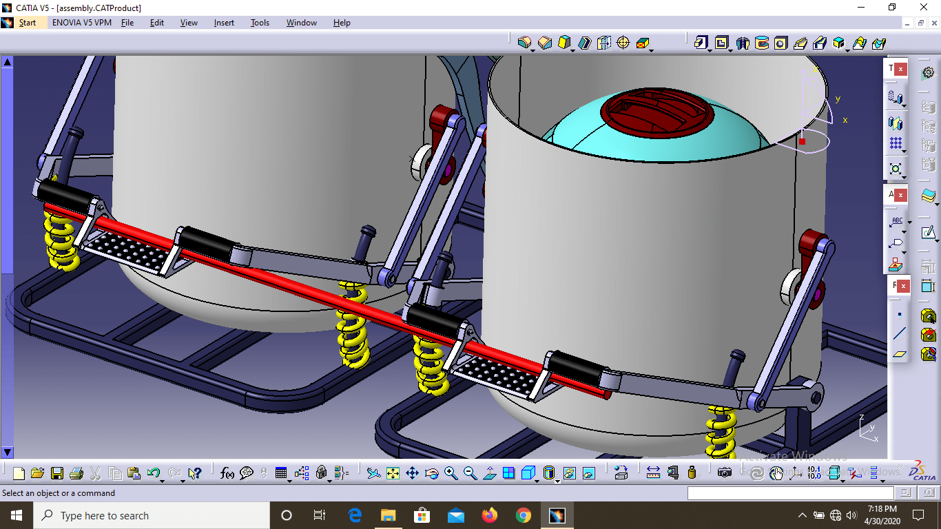 FITNESS WASHING MACHINE 3DEXPERIENCE Edu