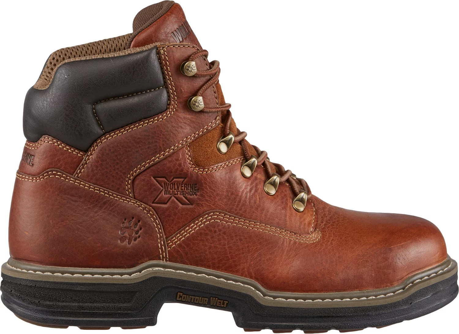 Wolverine Men's Raider EH Steel Toe Lace Up Work Boots Academy