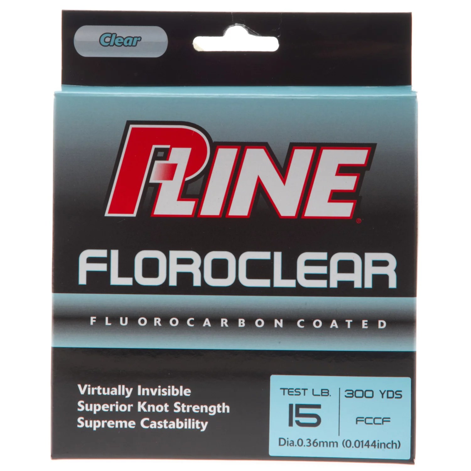 PLine® Floroclear 15 lb. 300 yards Fluorocarbon Fishing Line Academy