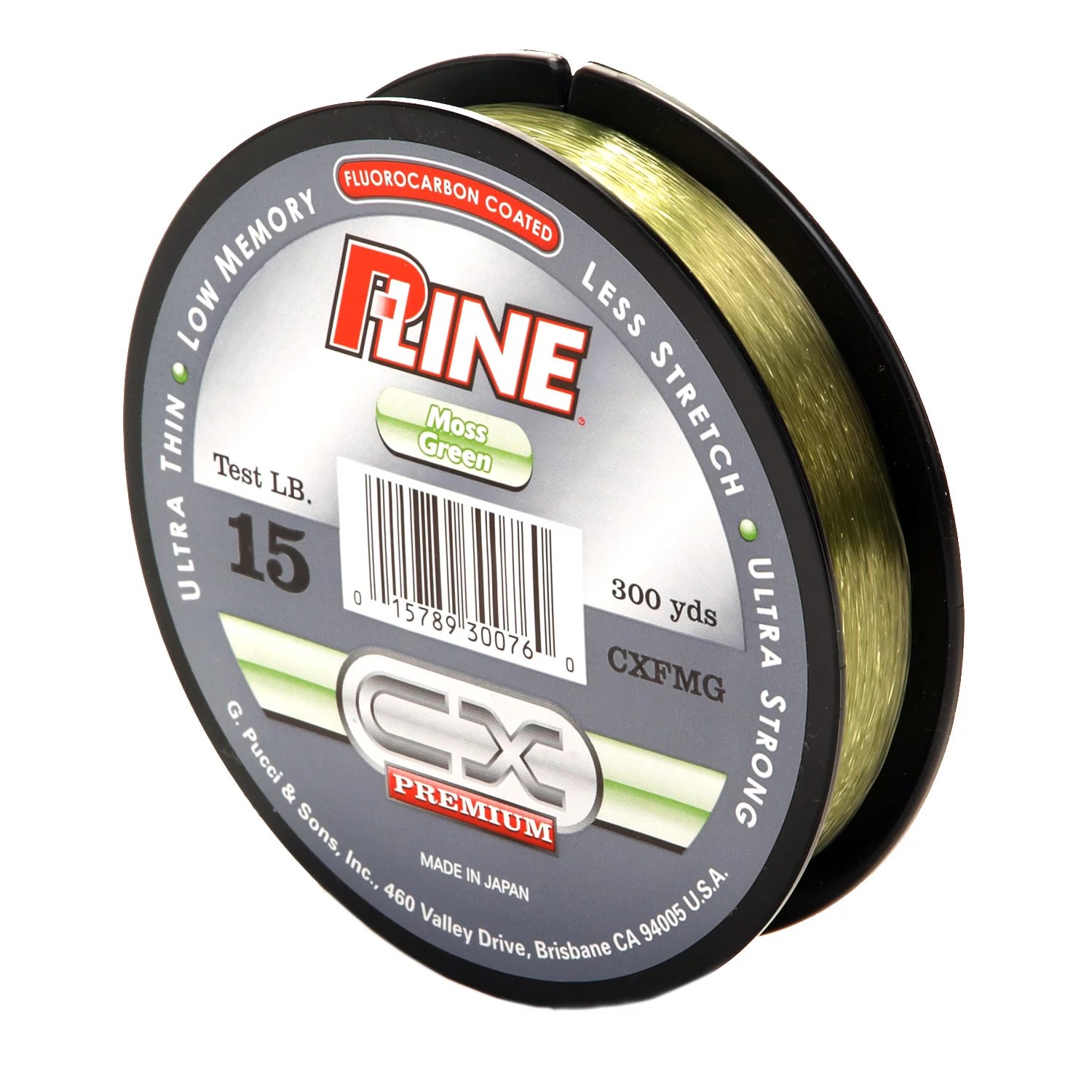 PLine® CX Premium 15 lb. 300 yards Fluorocarbon Fishing Line Academy