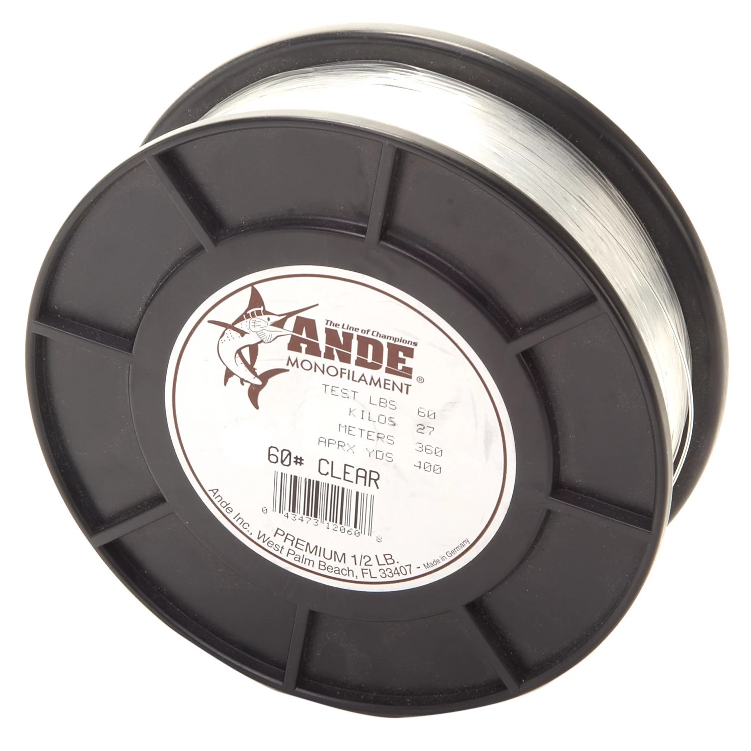 ANDE Premium 1/2 lbs Monofilament Fishing Line Academy