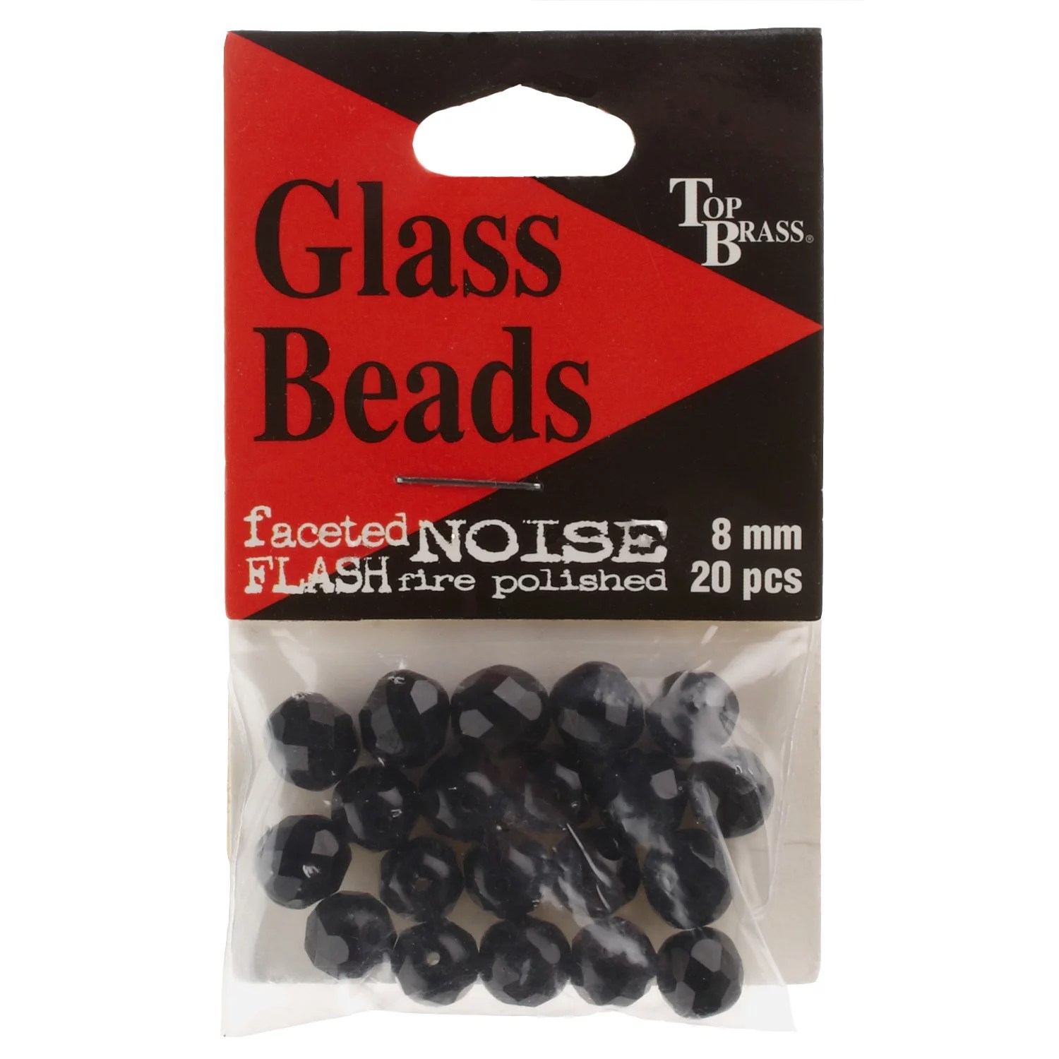 Top Brass Tackle Glass Beads 20Pack Academy