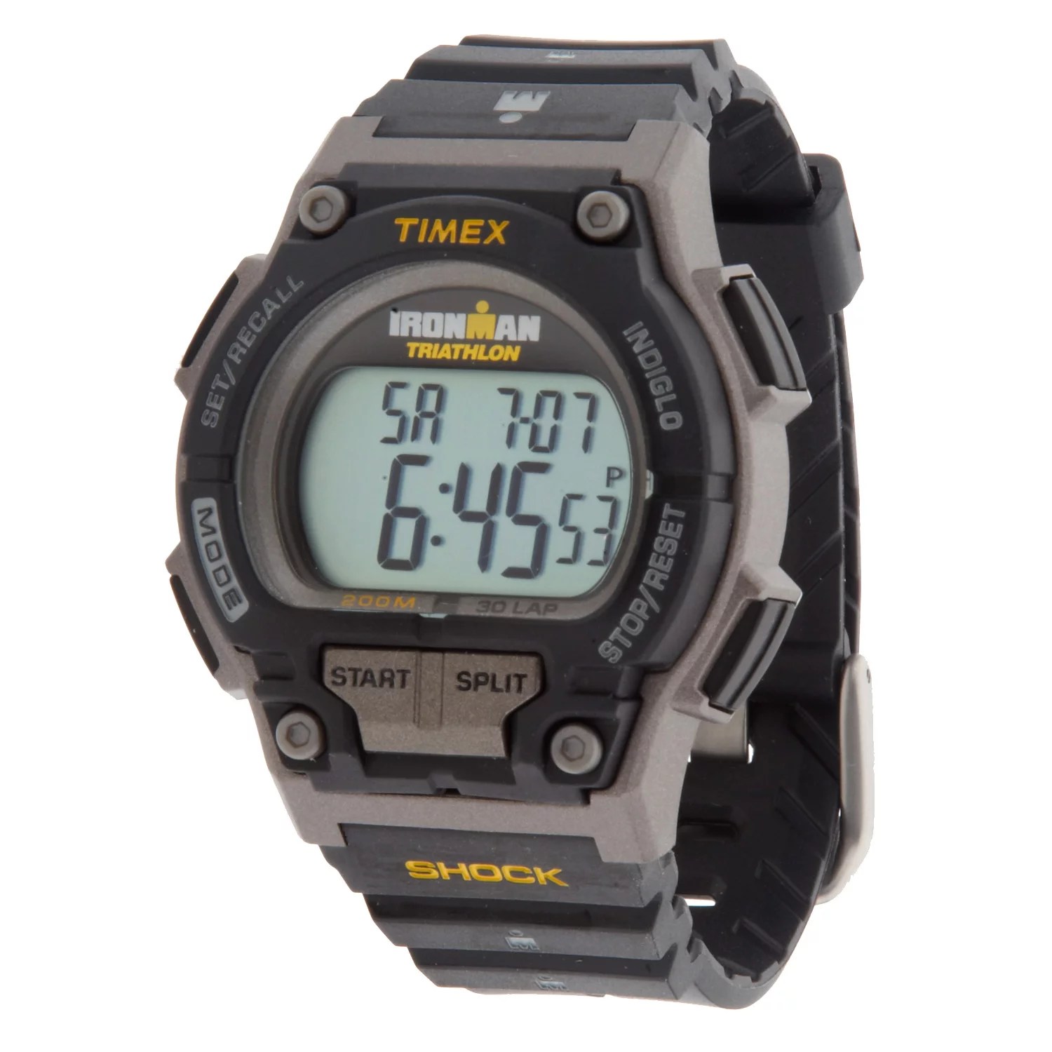 Timex Adults' Ironman Shock 30Lap FullSize Watch Academy