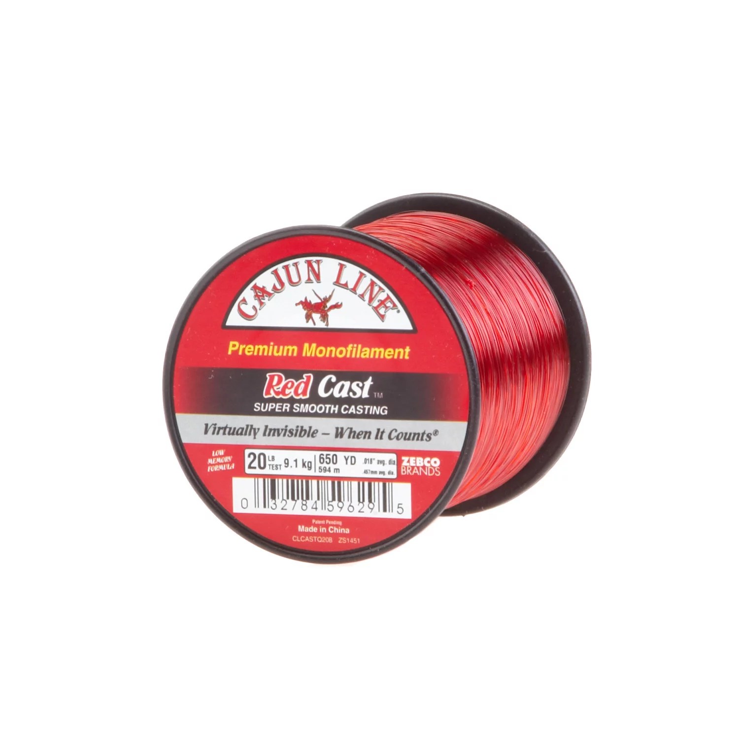 Cajun Line Red Cast 20 lb. 650 yards Monofilament Fishing Line Academy