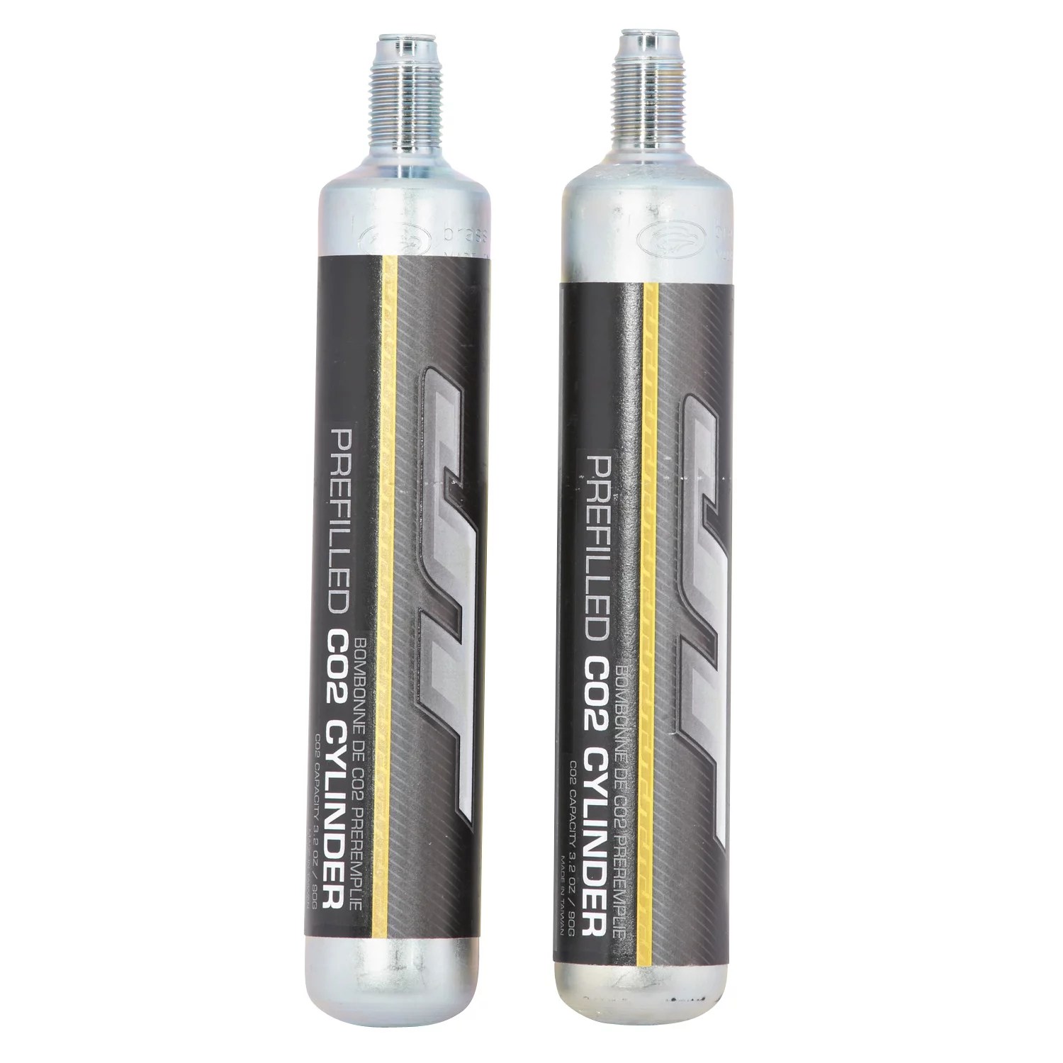 JT Sports 90Gram Prefilled CO2 Cylinders 2Pack Academy