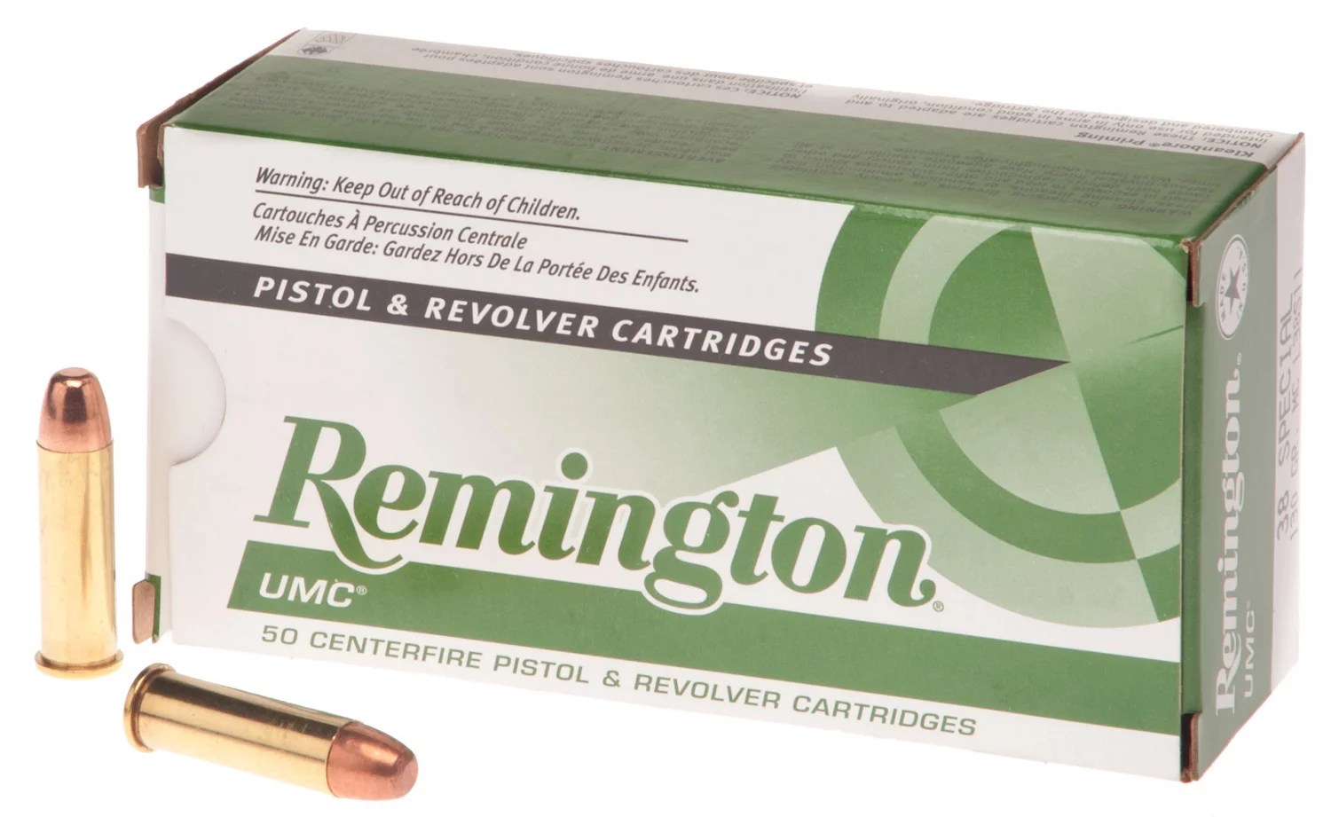 Remington UMC .38 Special Magnum 130Grain Centerfire Handgun