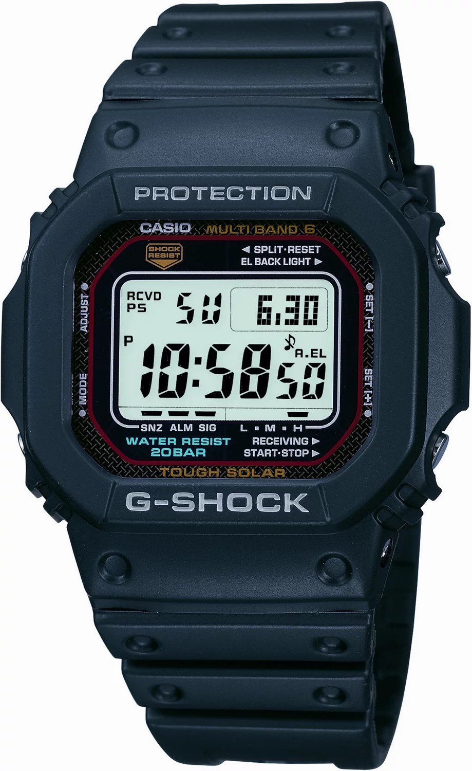 Casio Men's GShock Atomic Solar Sports Watch Academy