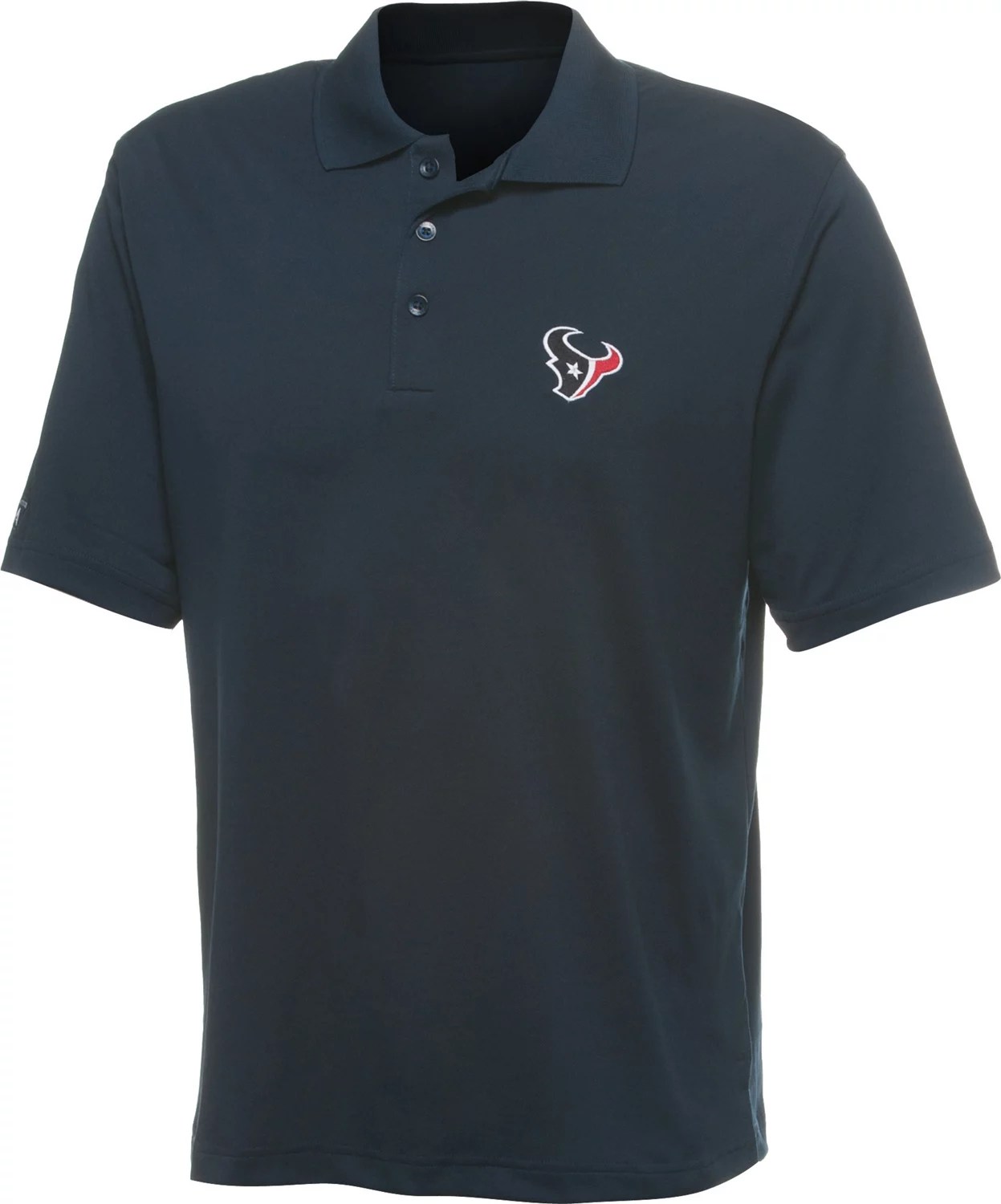 Antigua Men's Houston Texans Piqué XtraLite Polo Shirt Academy