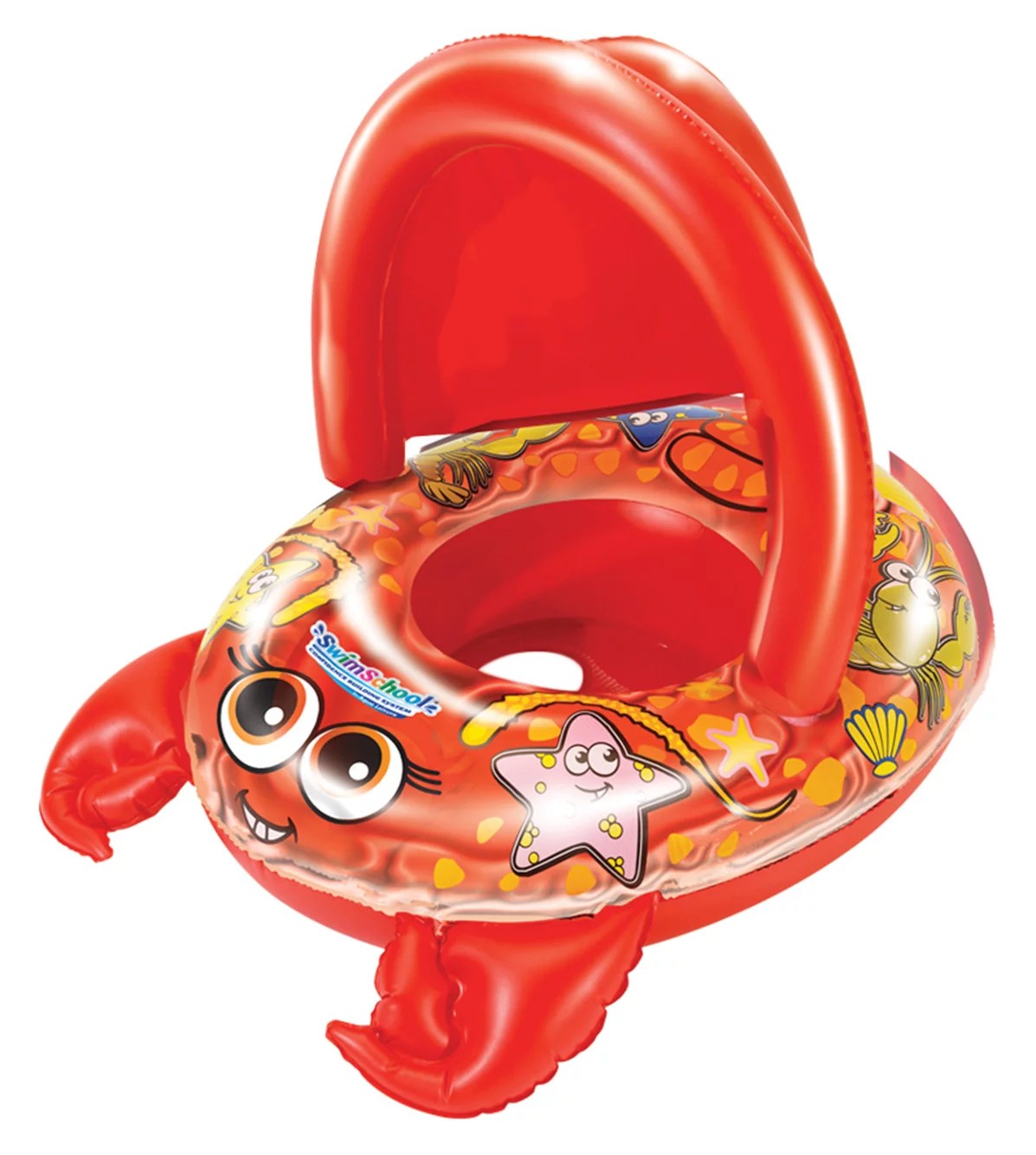AquaLeisure Lobster and Turtle Character Baby Pool Float Academy