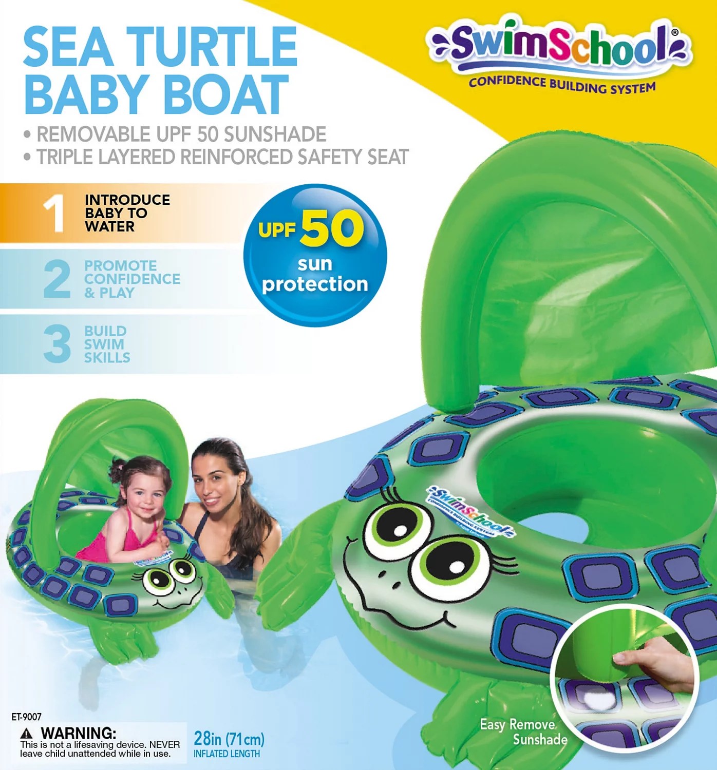 AquaLeisure Lobster and Turtle Character Baby Pool Float Academy