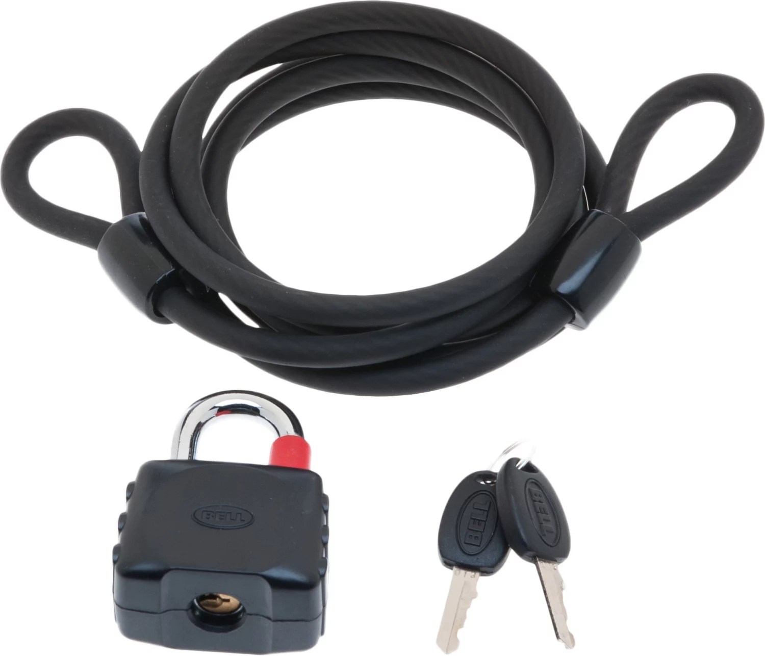 Bell Armory 200 Cable and Key Bicycle Padlock Academy