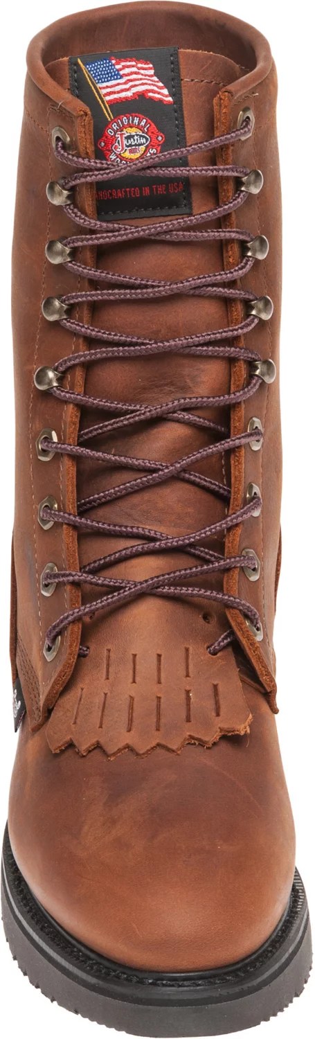 Justin Men's Double Comfort EH Lace Up Work Boots Academy